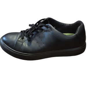 Pedala Light X by Asics Black Casual Comfort Unisex Leather Sneakers, Size 9
